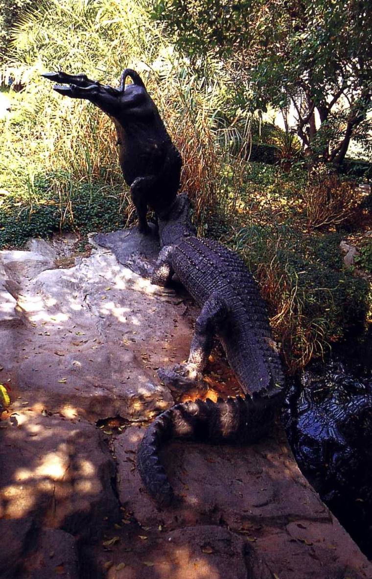 野猪与鳄鱼搏斗的雕塑_2022年野猪与鳄鱼搏斗的雕塑资料下载_筑龙学社