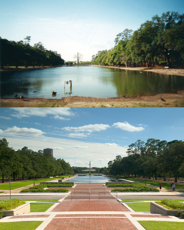 the heart of the park at hermann park