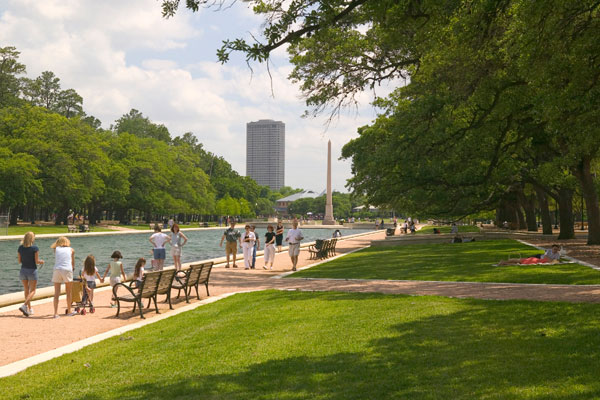 the heart of the park at hermann park
