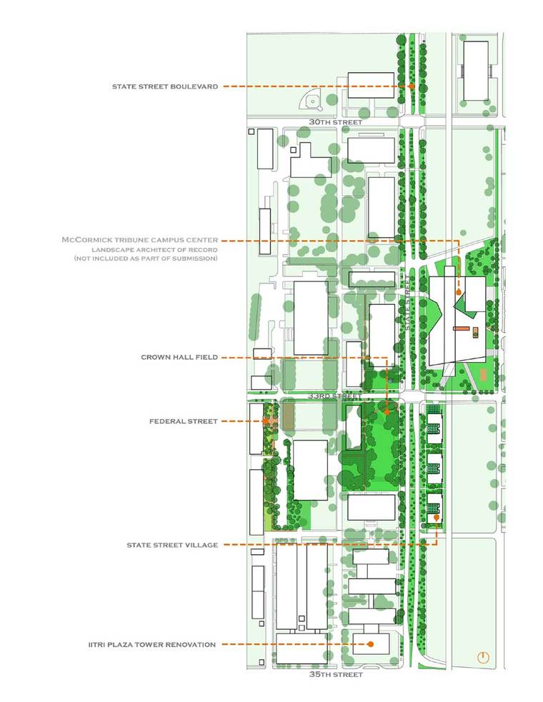 伊利诺伊工学院校园中心资料下载-伊利诺理工学院校园（Illinois Institute of Technology Campus）