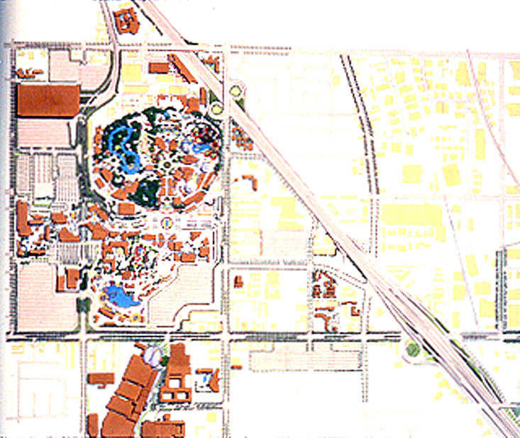 迪士尼规划资料下载-阿纳海姆迪士尼渡假城市设计与规划 （Anaheim and Disneyland Res