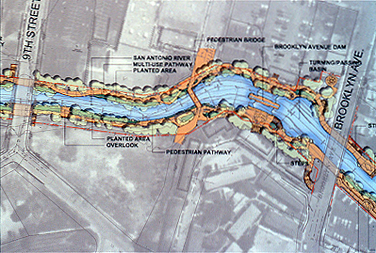 圣安东尼奥马刺办公室资料下载-圣安东尼奥河改善工程概念设计 (San Antonio River Improvements 