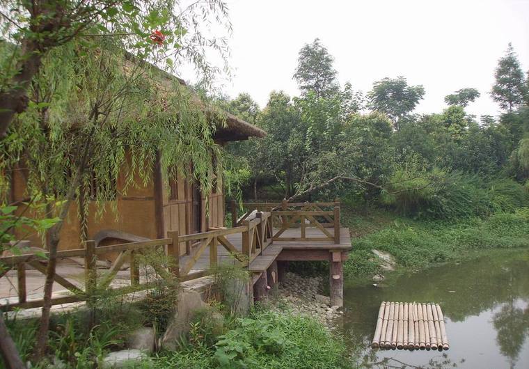 成都浣花溪公园施工图资料下载-成都浣花溪公园