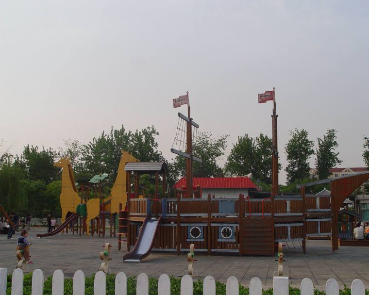 儿童游乐区CAD模型资料下载-北京国际雕塑公园-儿童游乐区