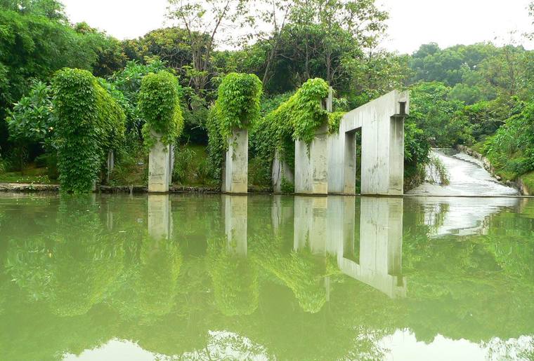 生态广场su资料下载-深圳华侨城生态广场水景3