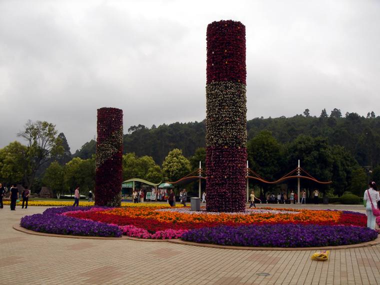 花坛与花柱