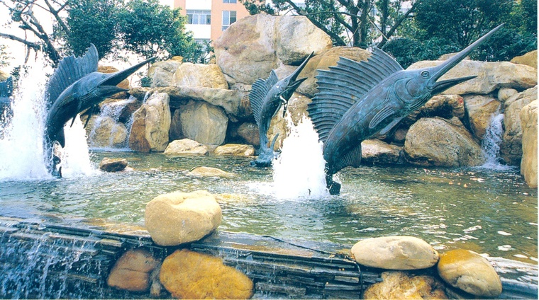 瀑布、喷泉066