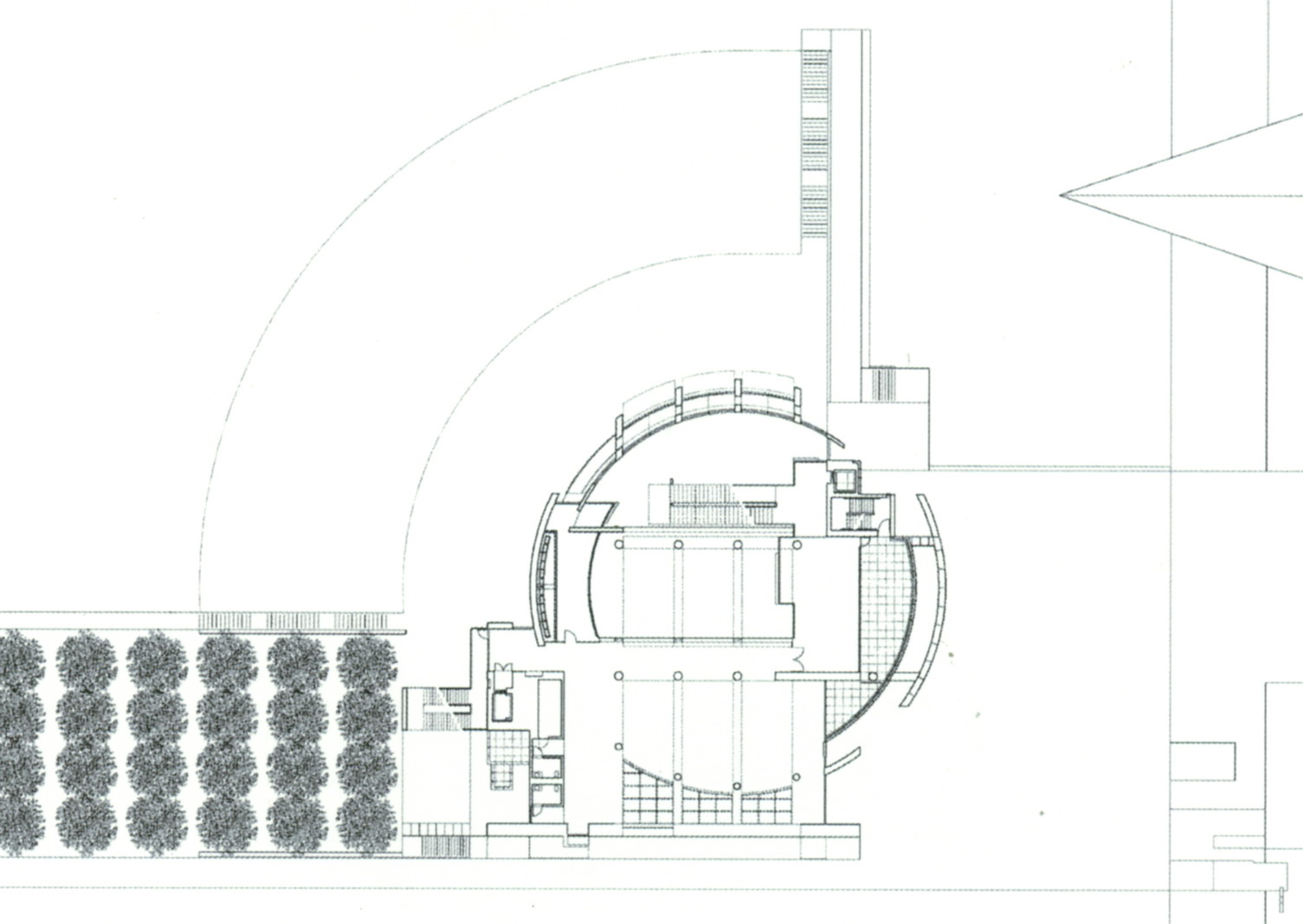 水晶大教堂和访问中心-建筑师理查德·迈耶--文化建筑案例-筑龙建筑