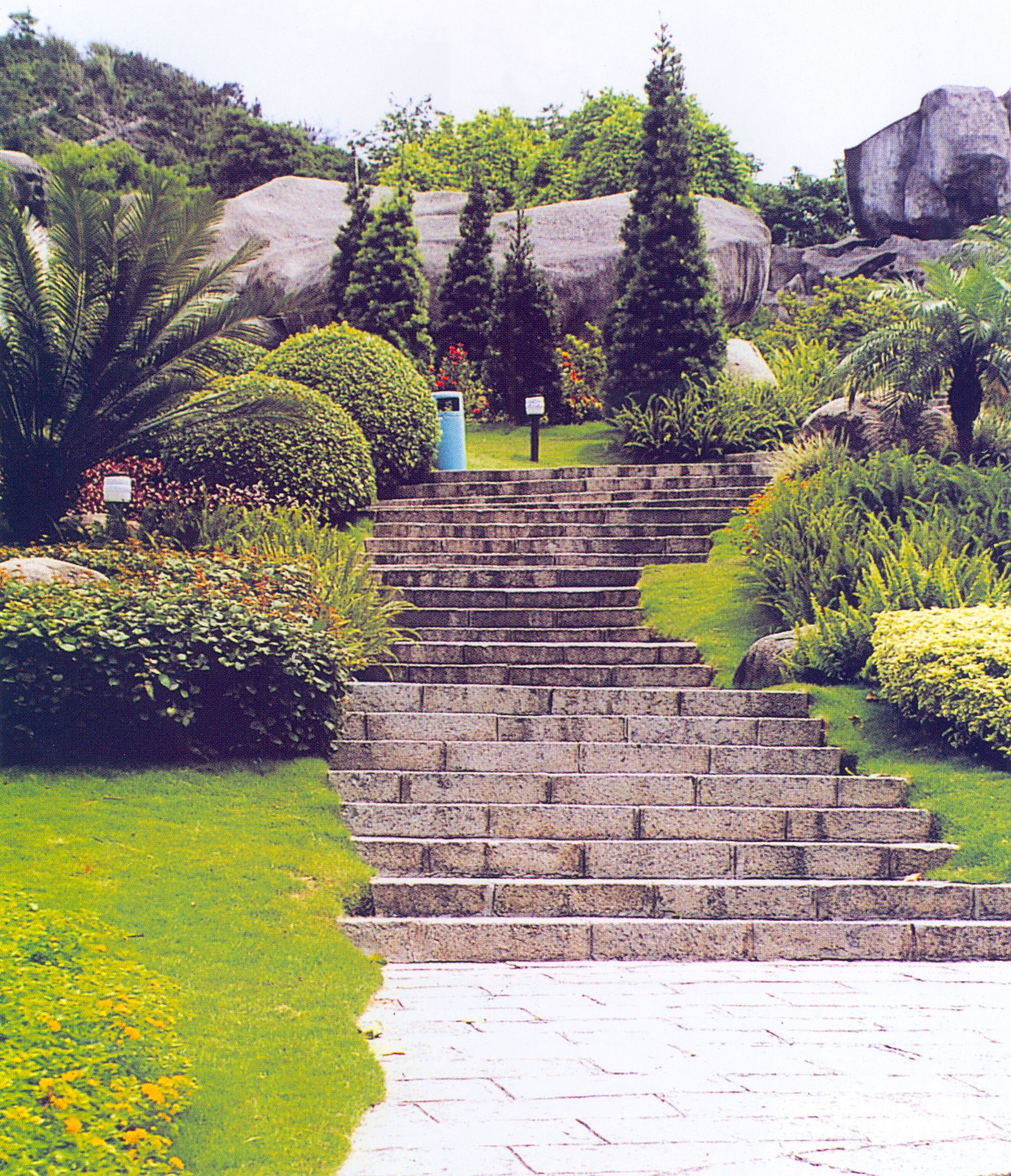 台阶61-园林小品案例-筑龙园林景观论坛