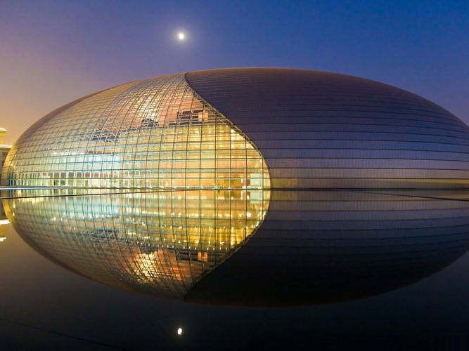 管状体量的音乐剧场和展厅资料下载-中国国家大剧院