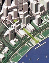 滨水地区建筑设计资料下载-香港中环滨水地区规划