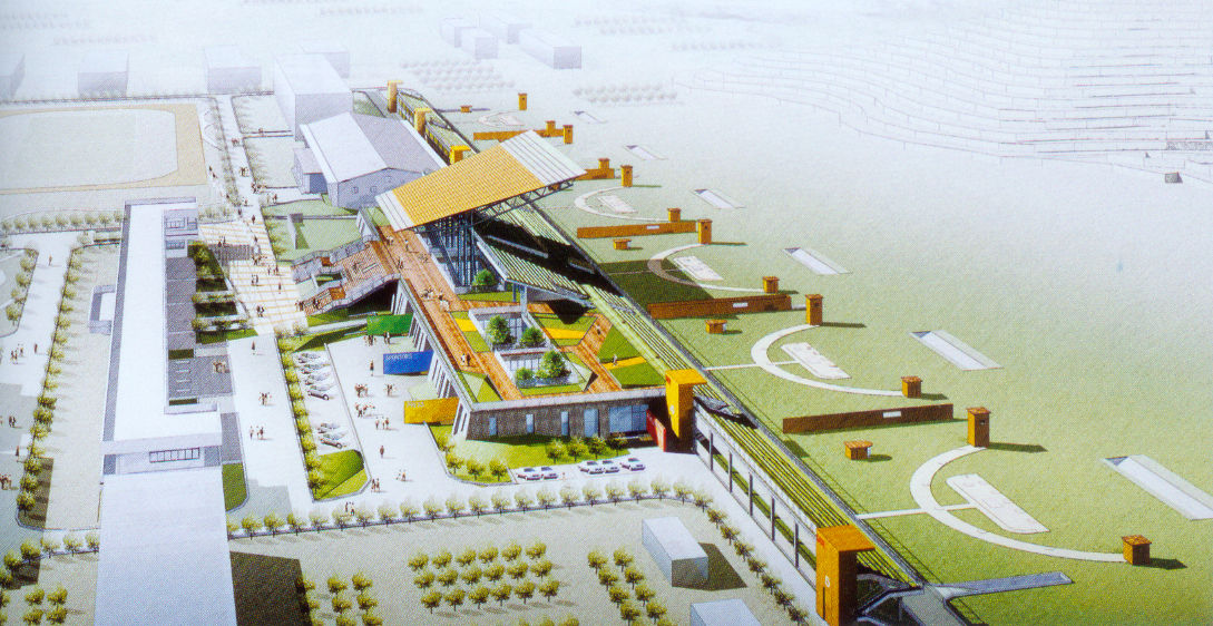 奥运会飞碟靶场-体育建筑案例-筑龙建筑设计论坛