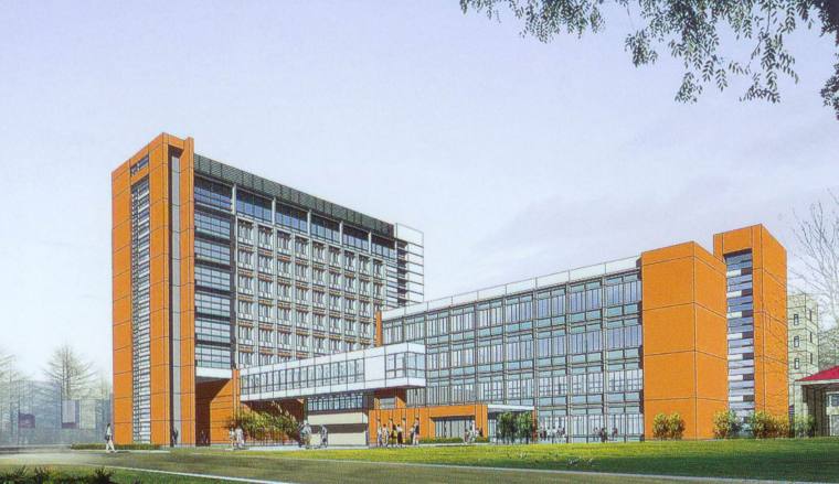 职工医院设计资料下载-上海中冶职工医院改扩建工程