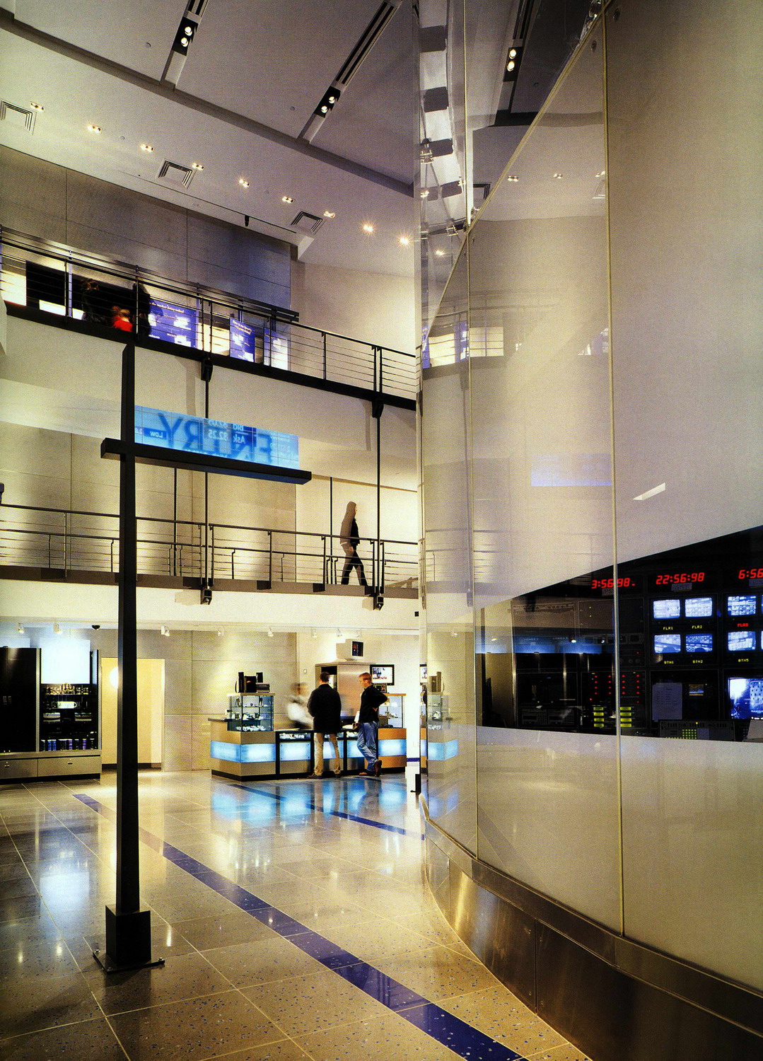 纳斯达克交易中心(nasdaq marketsite)-室内设计-办公空间设计案例