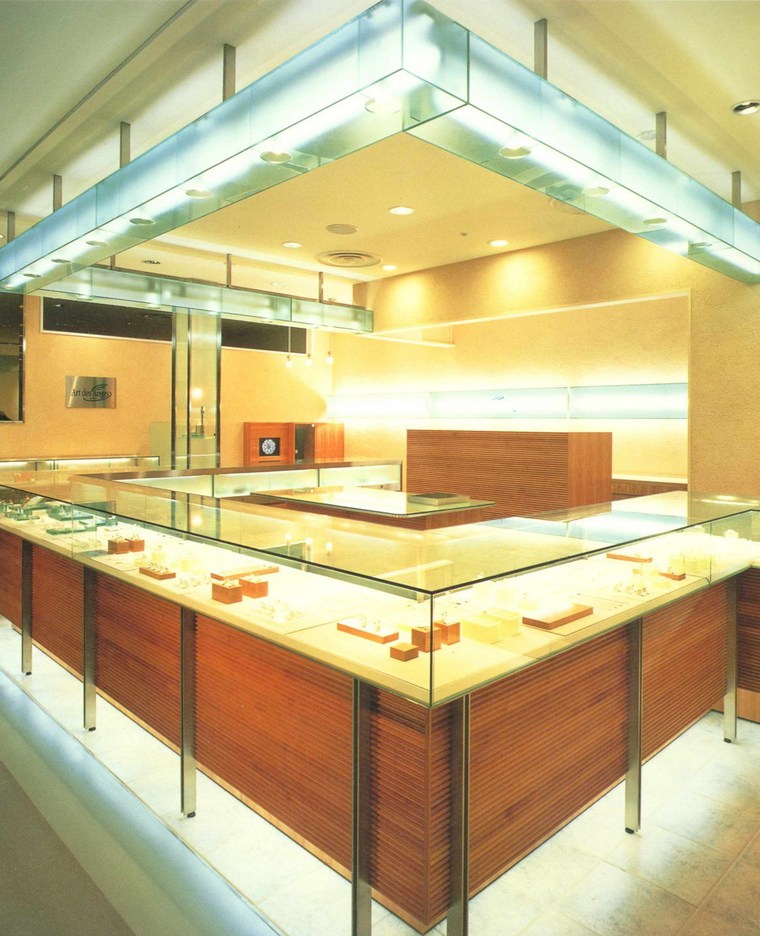 艺术饰品su模型资料下载-艺术饰品店(jewelry shop art des anges shinjuku lumine2)