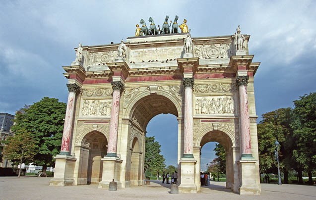 巴黎凯旋门CAD资料下载-卡鲁塞尔凯旋门（Arc de Triumph du Carrousel）
