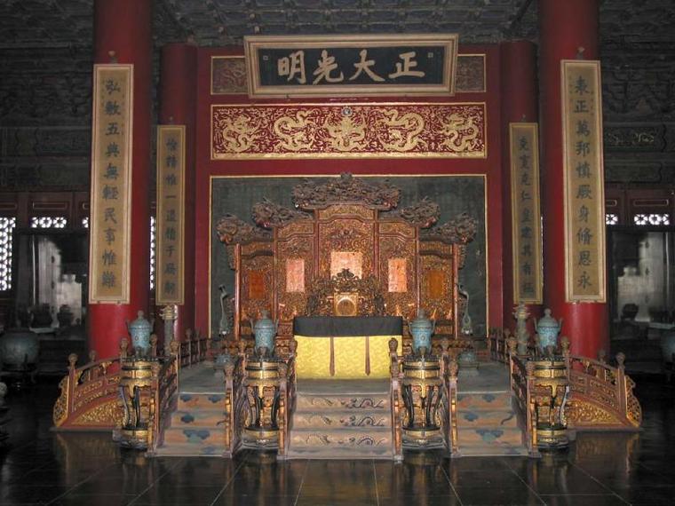 故宫建筑内景和装饰-古典建筑案例-筑龙建筑设计论坛