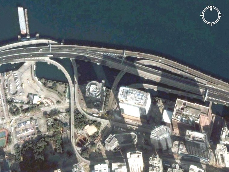中国香港汇丰银行总部资料下载-香港岛 IslandEasternCorridor 至廉政公署总部 立交桥