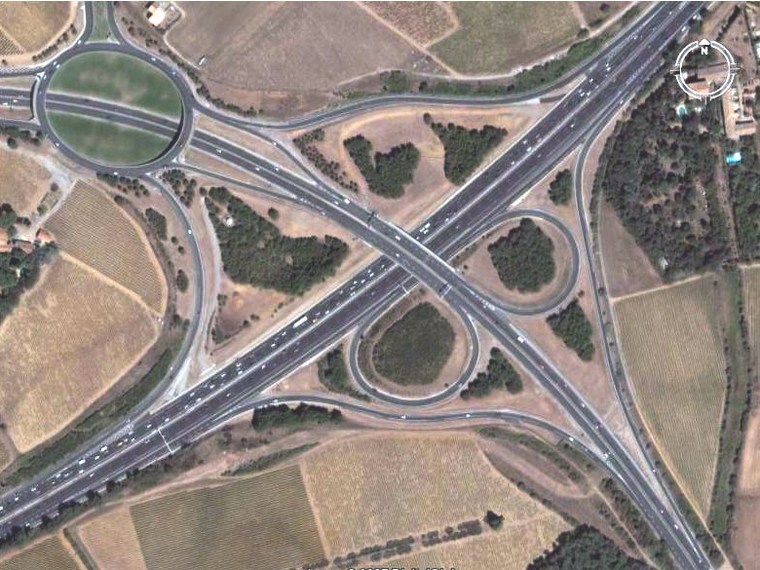 法国-(Languedoc-Roussillon)-Montpellier-立交桥1