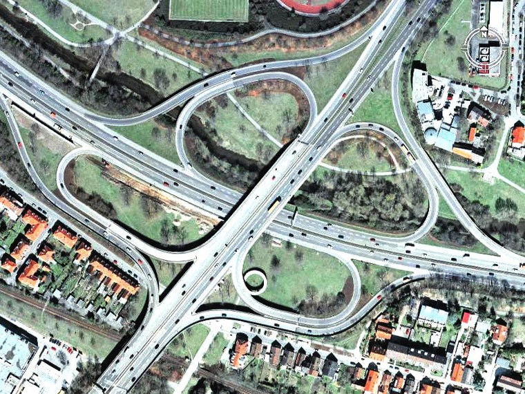 德国-(Baden-Wurttemberg)-Karlsruhe-立交桥1