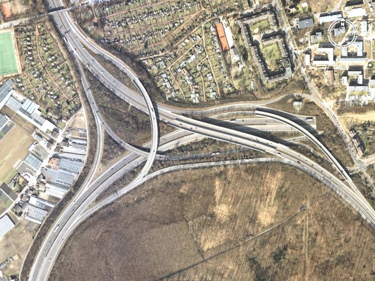 德国-(Nordrhein-Westfalen)-Dusseldorf-立交桥1