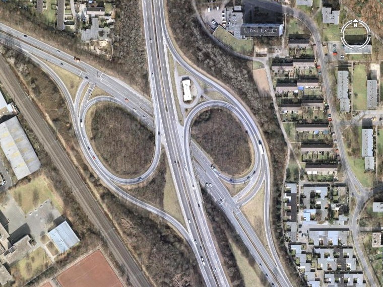 德国-(Nordrhein-Westfalen)-Dusseldorf-立交桥2