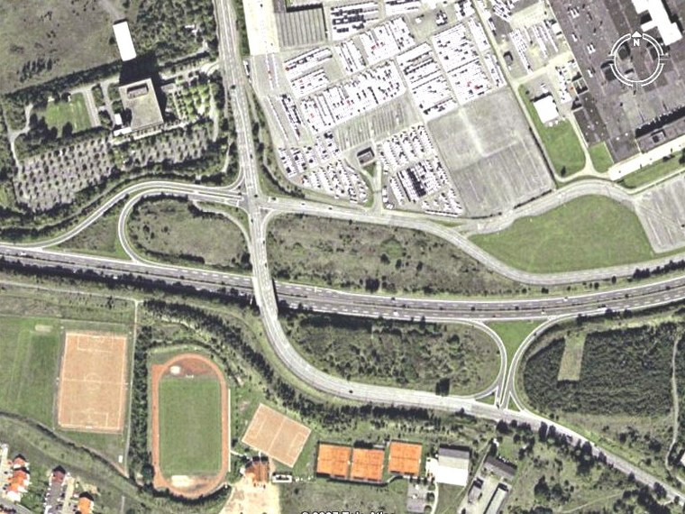 德国-Saarland-Saarlouis-立交桥4