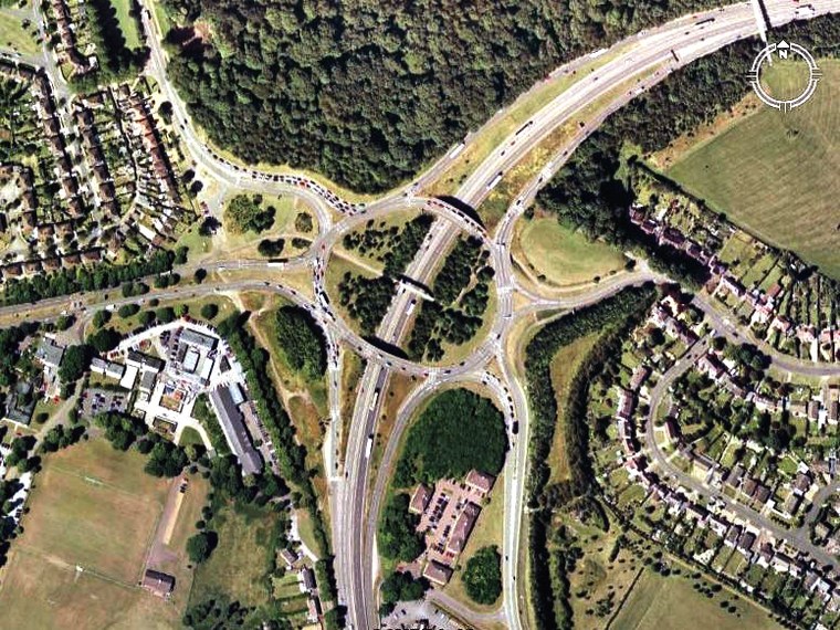 英国-Northamptonshire-Northampton-立交桥3