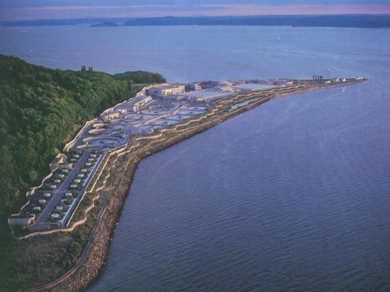 养猪场污水处理图片资料下载-西点污水处理中心(West Point Wastewater Treatment Plant)