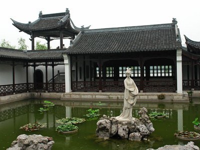 南京河堤岸设计资料下载-南京园林莫愁湖