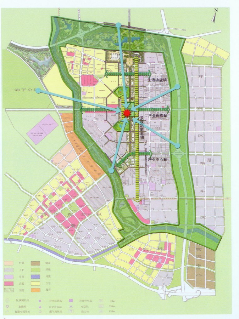 城市中心区城市设计案例资料下载-北京亦庄新城中心公建区城市设计
