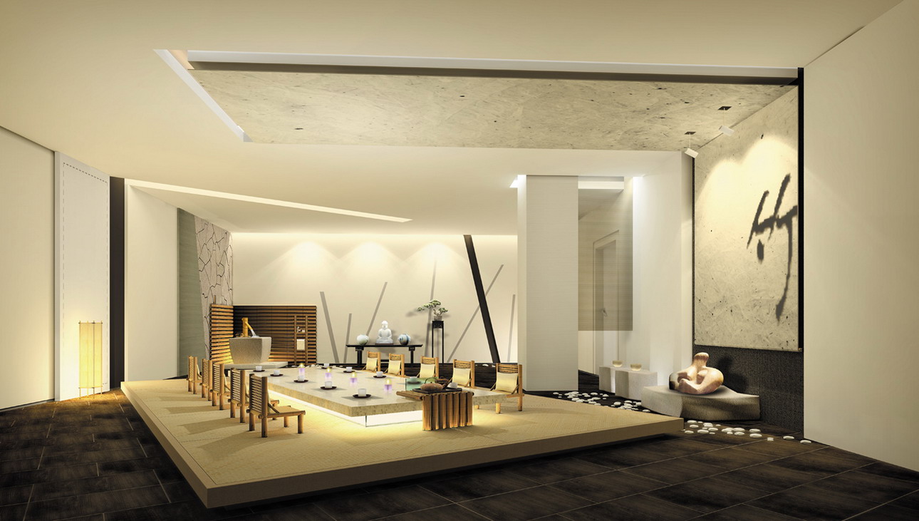 太原天福茶楼三层竹茶室-太原天福茶楼第7张图片