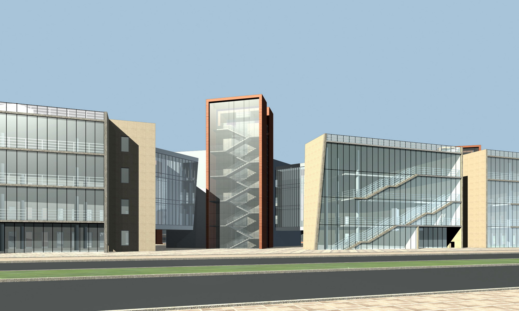 东莞松山湖商务办公楼-办公建筑案例-筑龙建筑设计论坛