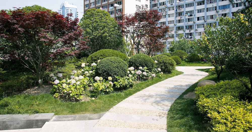 上海不夜城绿地-公共绿地案例-筑龙园林景观论坛