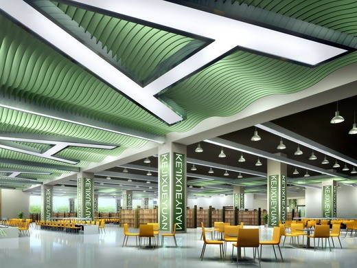 学院装修设计资料下载-重庆科技学院图书馆