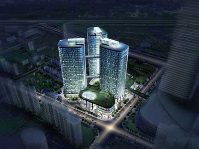 上海古北黄金豪园资料下载-古北新区一、二区商务分区9-3地块公寓式酒店