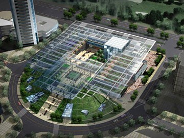 上海陆家嘴竹园商贸区2-2-3号地块建筑规划