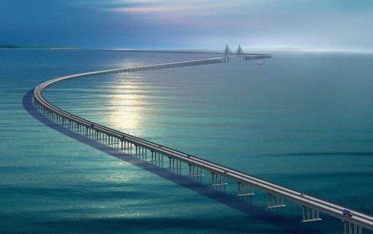 东海大桥效果图第10张图片