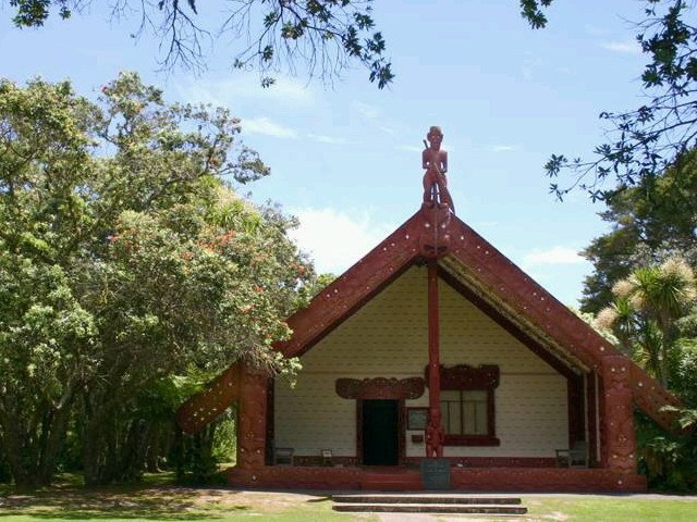 新西兰教堂资料下载-Waitangi教堂（Waitangi Meeting House）
