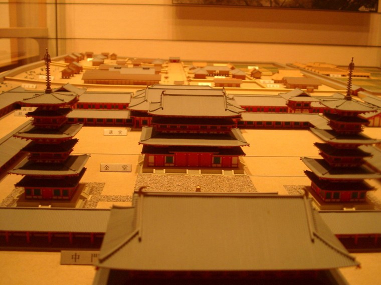 寺庙大殿在建图片资料下载-日本寺庙模型(temple models)
