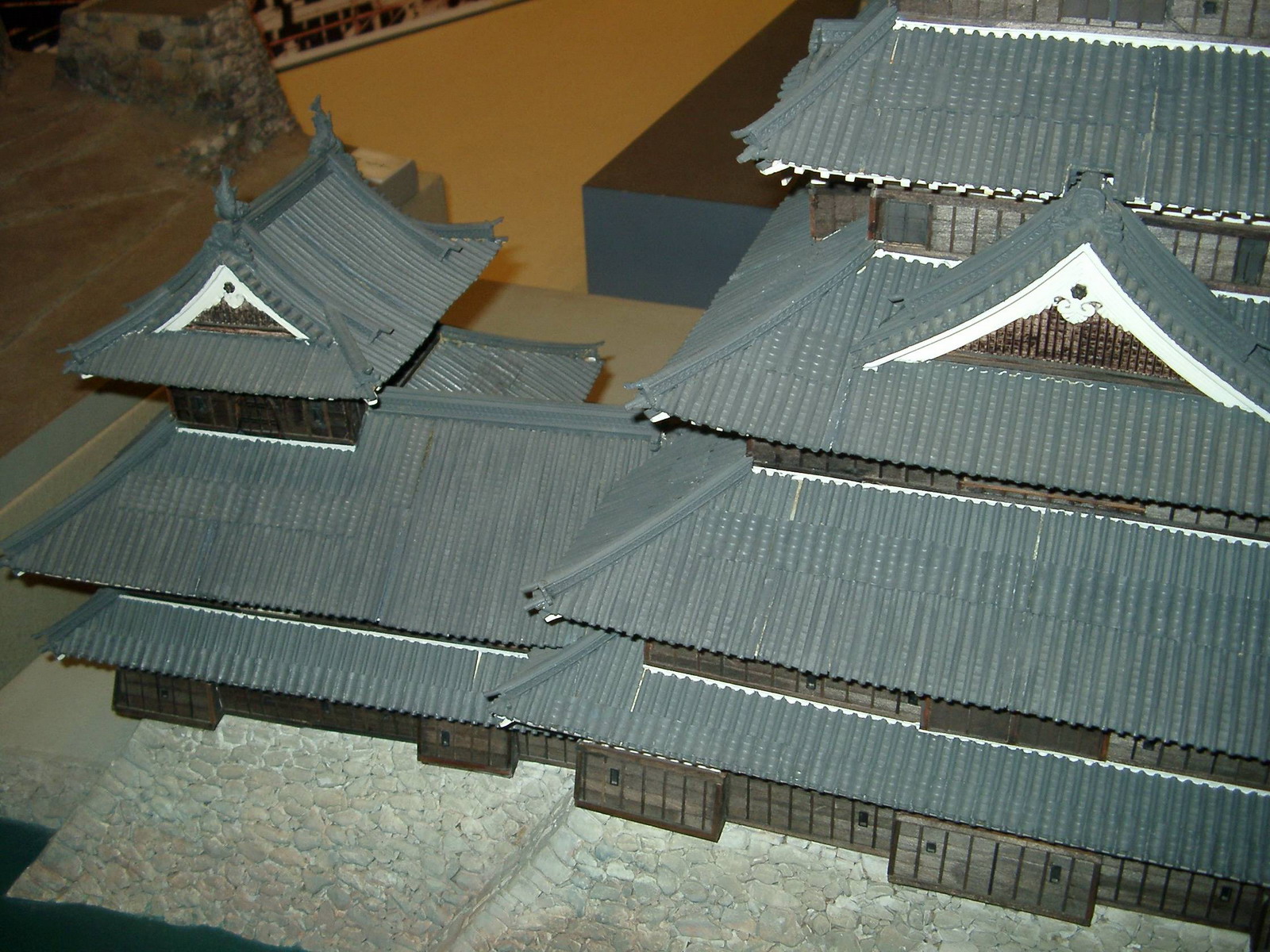 中世纪城堡的主楼模型(original donjons in japan models)