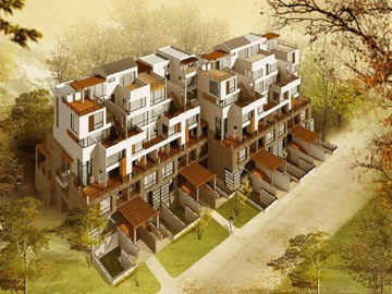 居住小区规划案例北京资料下载-北京海青落湖居住小区