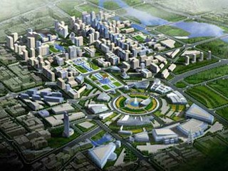 城市中心区城市设计案例资料下载-济南东部新城中心区概念规划及核心区城市设计
