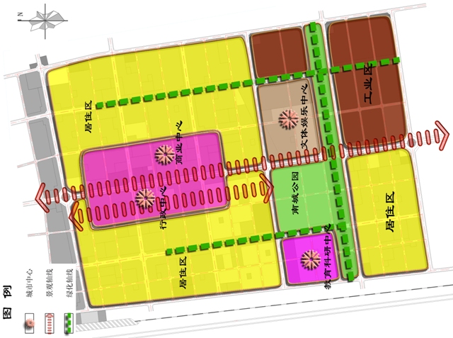 庆阳市西峰南区控制性详细规划及中心区修建性详细规划