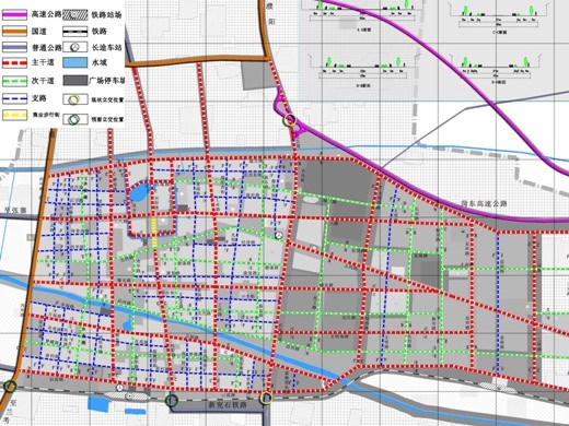 驻马店市总体城市设计资料下载-东明县城城市总体规划