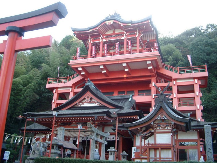 寺庙大殿在建图片资料下载-神道教寺庙（shinto）
