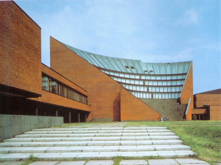 阿尔瓦阿尔托大学校园资料下载-赫尔辛基工业大学主楼(Main Building Of the University Of Techn