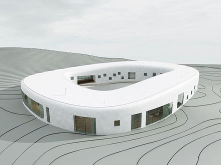 蒙古建筑设计资料下载-蒙古草园俱乐部（Mongolian Meadow Club）