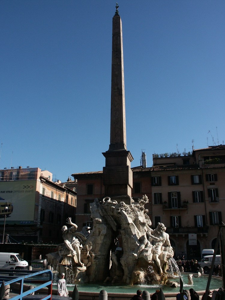 四河喷泉(fountain of four rivers)