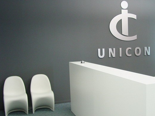 公司前台装修资料下载-UNICON公司前台设计